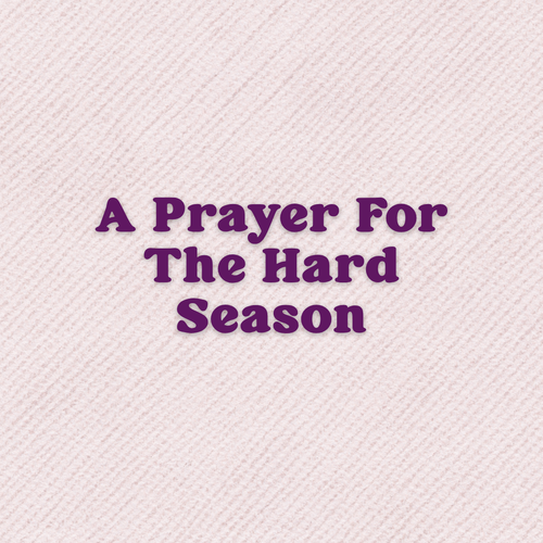 A Prayer For The Hard Season