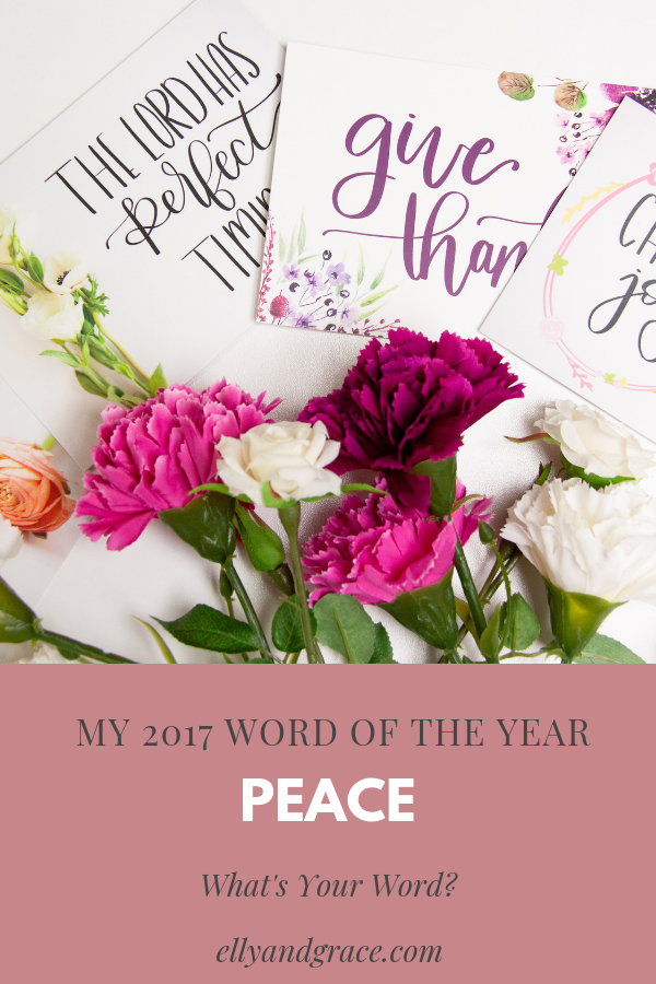 Word of the Year Peace