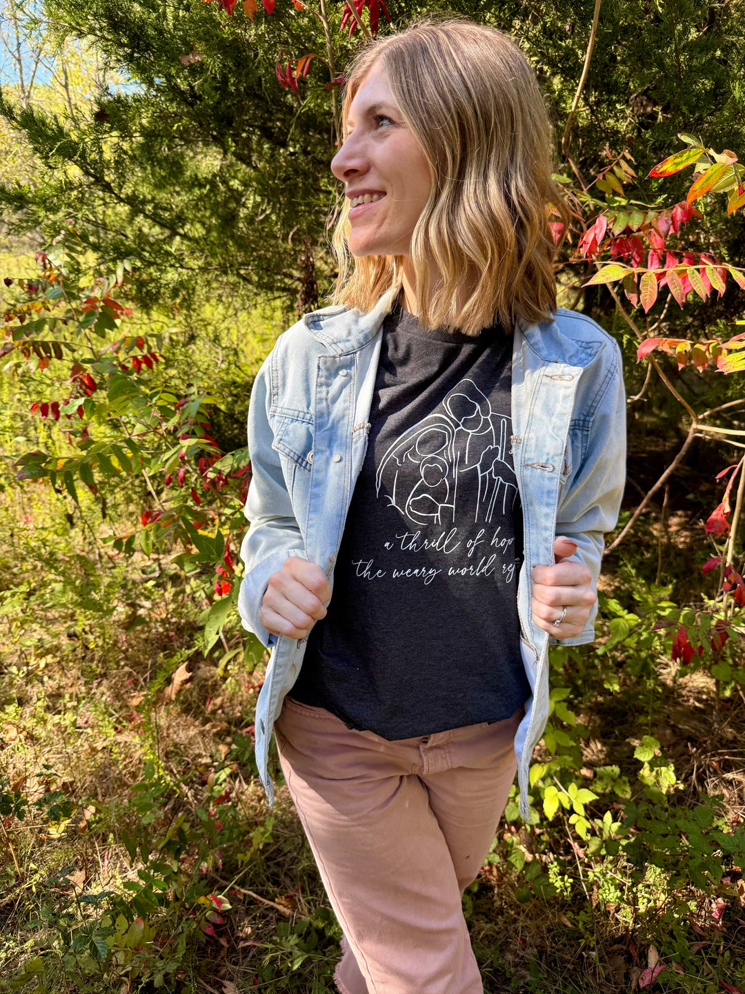 ellyandgrace 3001C A Thrill Of Hope NEW Unisex Shirt