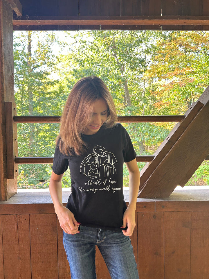 ellyandgrace 3001C A Thrill Of Hope NEW Unisex Shirt