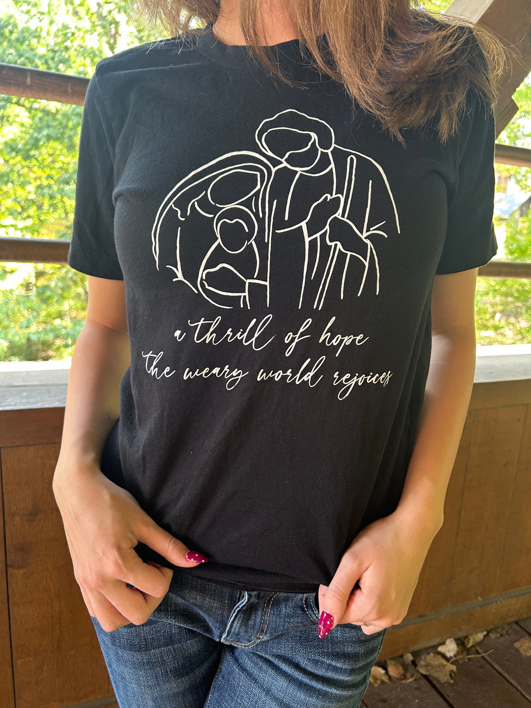 ellyandgrace 3001C A Thrill Of Hope NEW Unisex Shirt