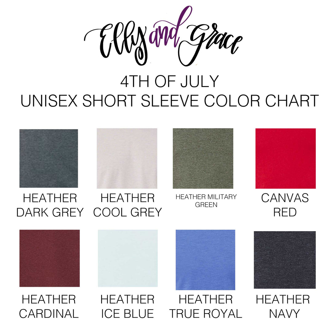 ellyandgrace 3001C America Unisex Shirt