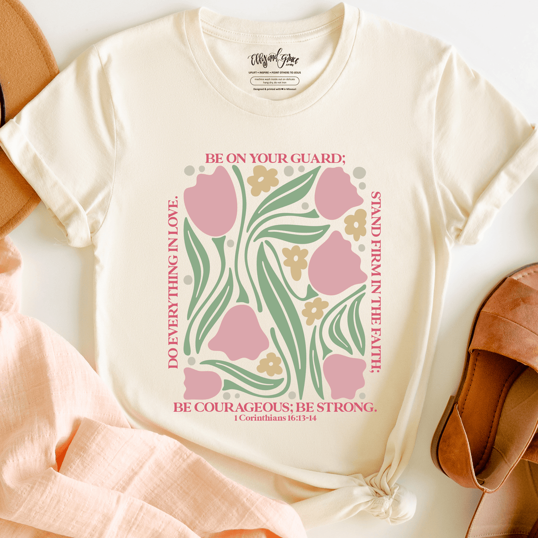 ellyandgrace 3001C Be On Your Guard Multicolor Unisex Shirt