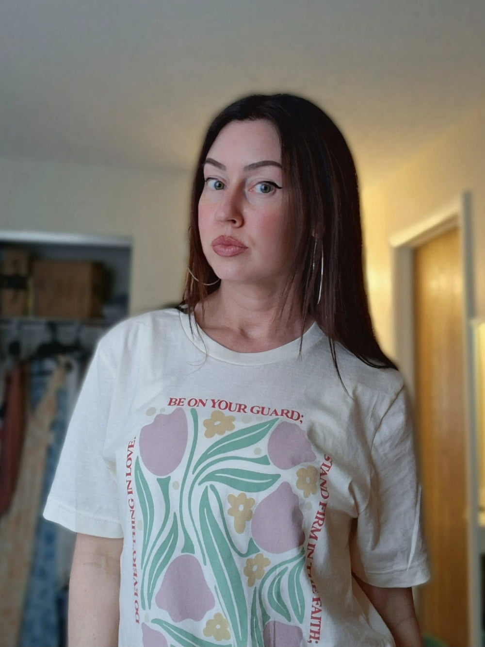 ellyandgrace 3001C Be On Your Guard Multicolor Unisex Shirt