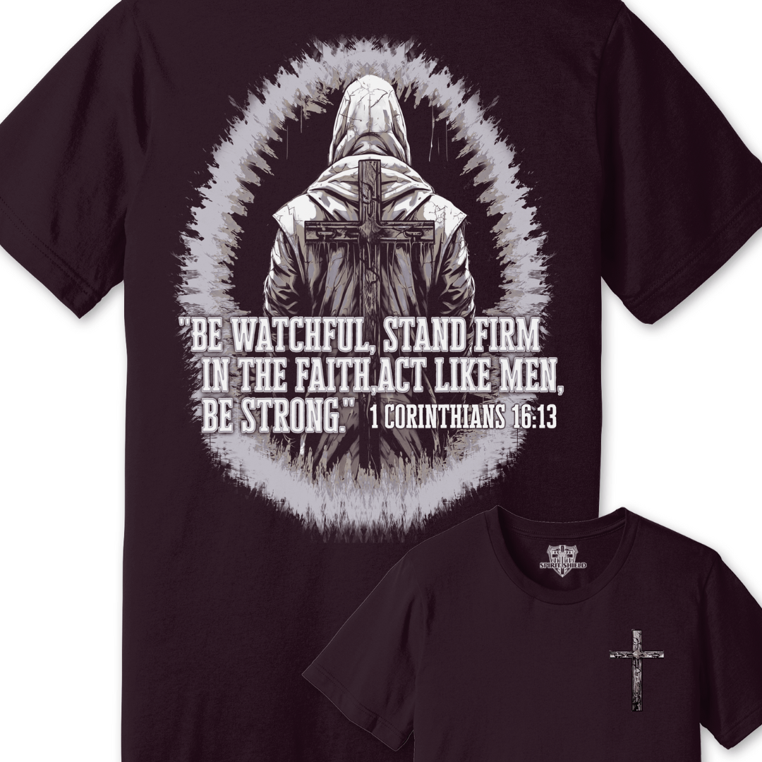 ellyandgrace 3001C Be Strong Men's Multicolor Unisex Shirt