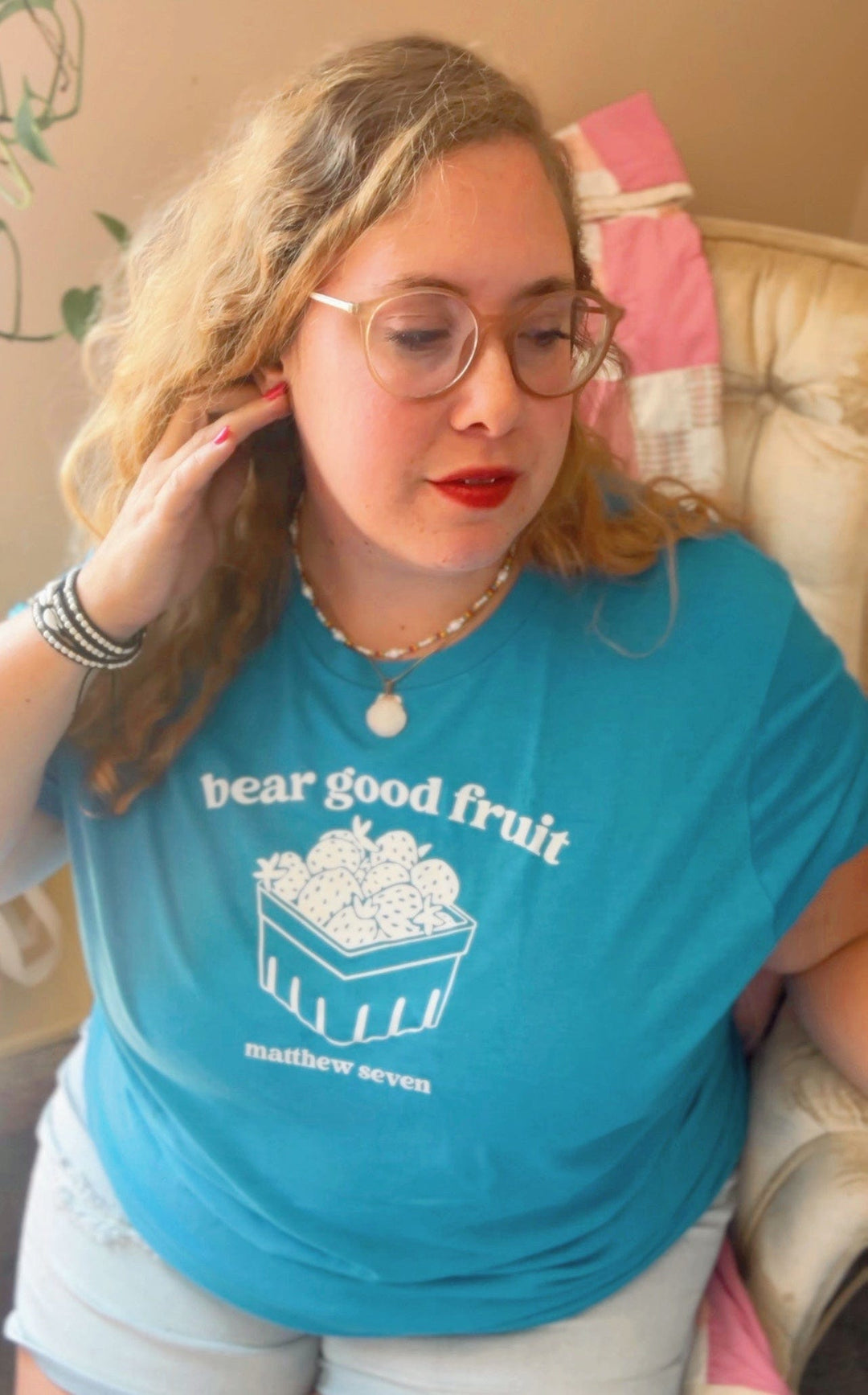 ellyandgrace 3001C Bear Good Fruit Unisex Shirt