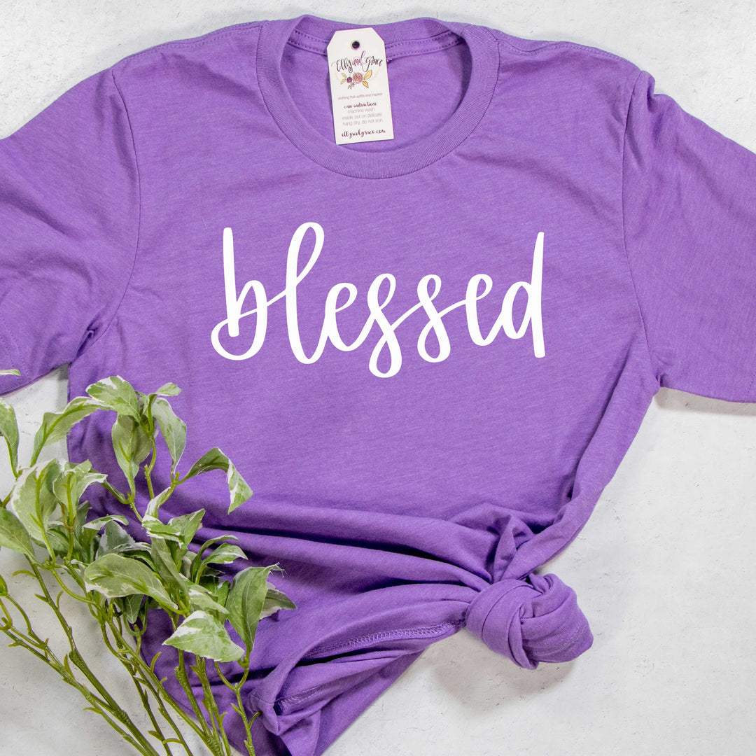 ellyandgrace 3001C Blessed Modern Unisex Shirt