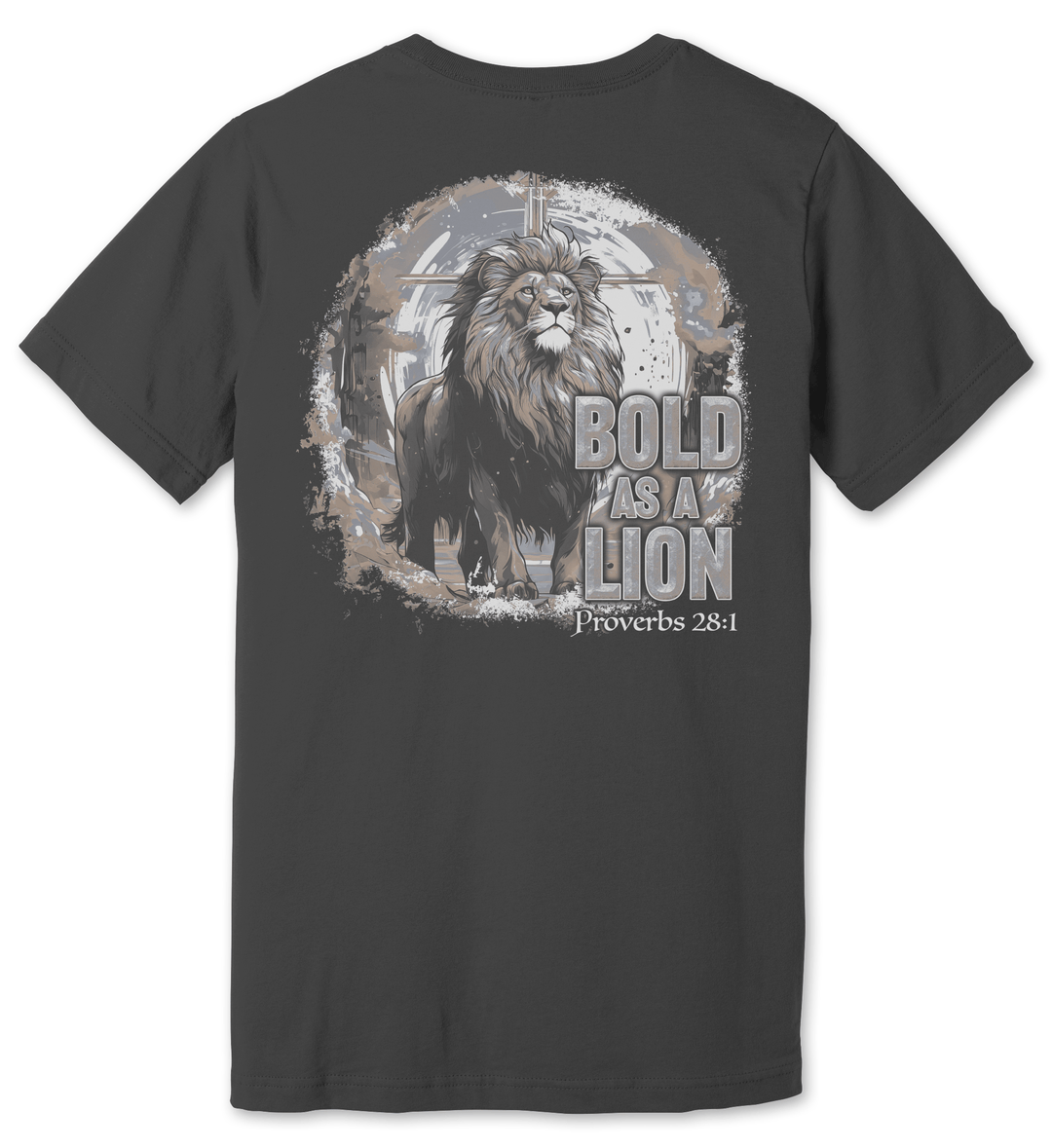 ellyandgrace 3001C Bold as a Lion Men's Multicolor Unisex Shirt