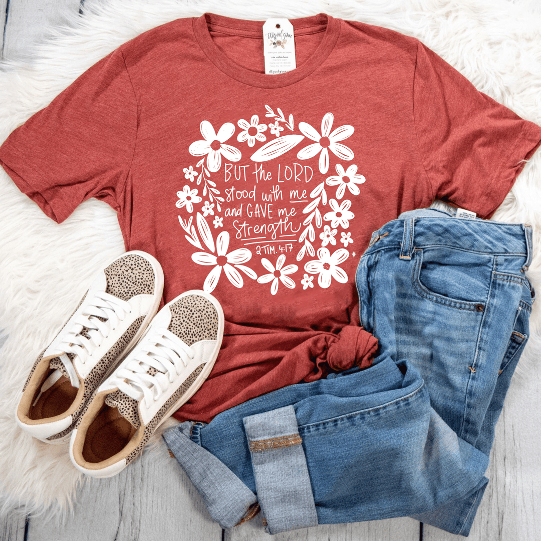 ellyandgrace 3001C But The Lord Stood With Me Unisex Shirt