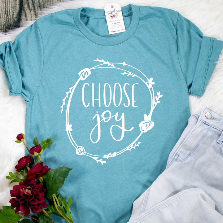 ellyandgrace 3001C Choose Joy Unisex Shirt