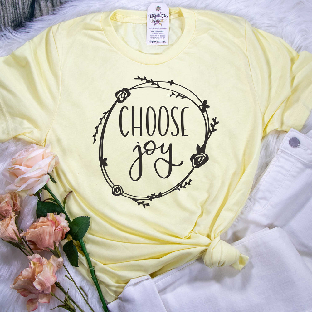 ellyandgrace 3001C Choose Joy Unisex Shirt