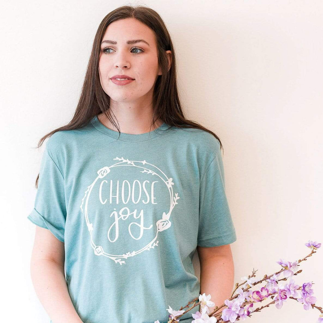 ellyandgrace 3001C Choose Joy Unisex Shirt
