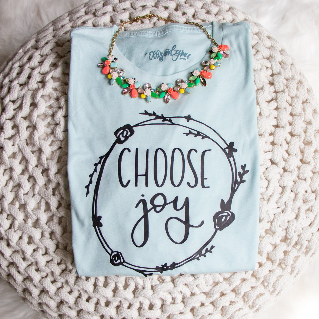 ellyandgrace 3001C Choose Joy Unisex Shirt