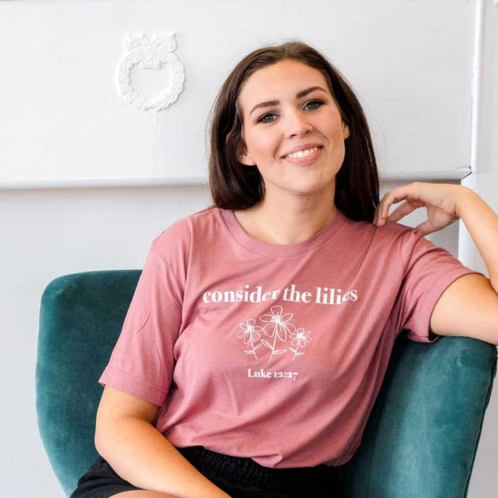 ellyandgrace 3001C Consider the Lilies Unisex Shirt