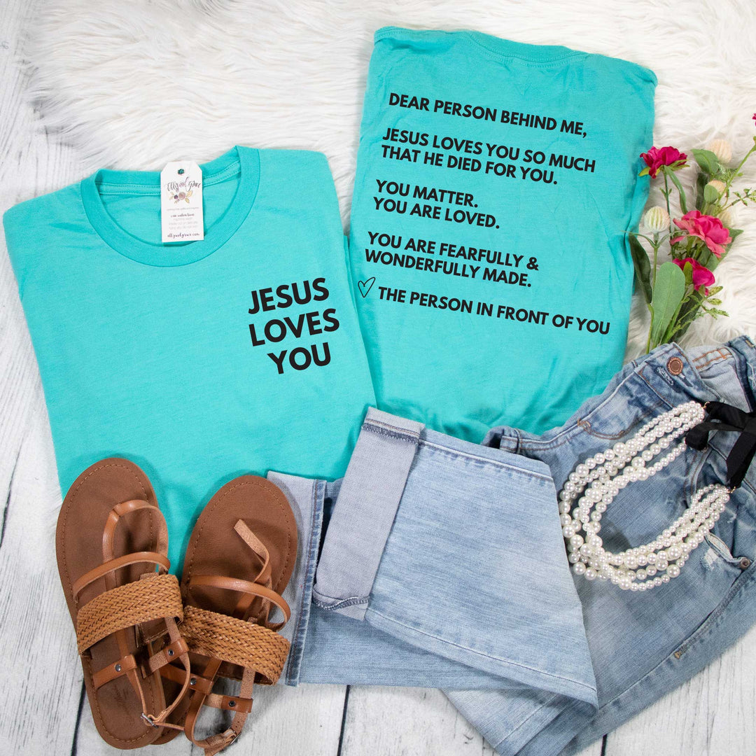 ellyandgrace 3001C Dear Person Behind Me Unisex Shirt