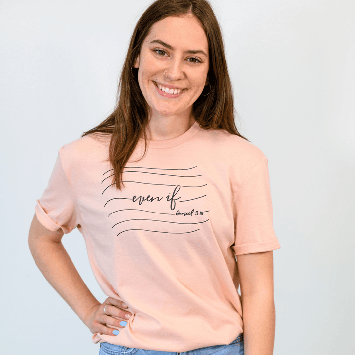 ellyandgrace 3001C Even If Unisex Shirt