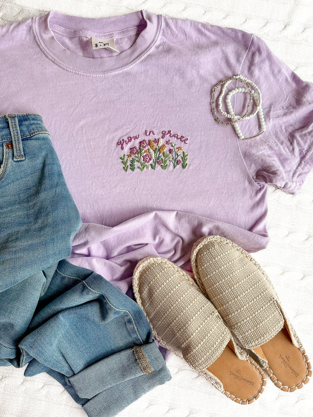 ellyandgrace 3001C Grow In Grace Embroidery Shirt Kit