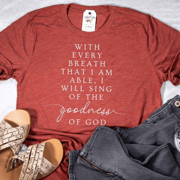 ellyandgrace 3001C I Will Sing Unisex Shirt