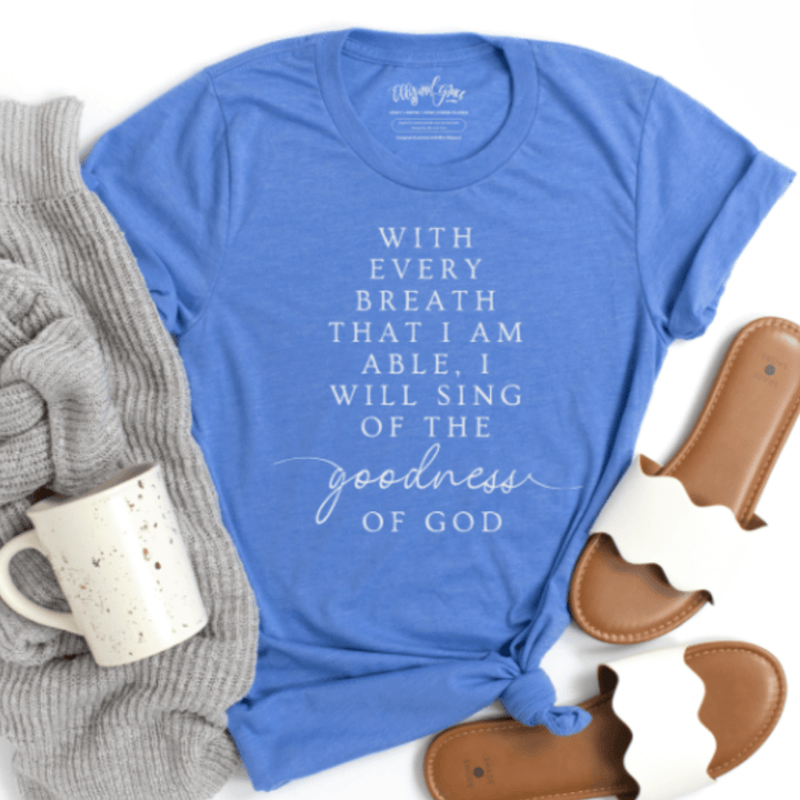 ellyandgrace 3001C I Will Sing Unisex Shirt