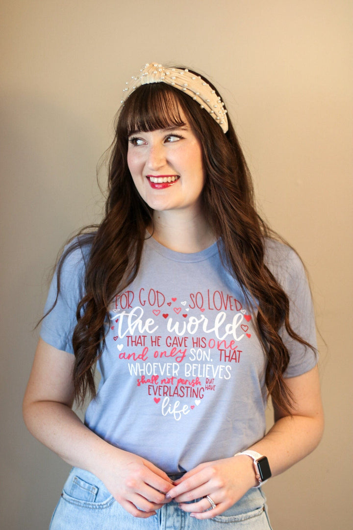 ellyandgrace 3001C John 3:16 Multicolor Unisex Shirt