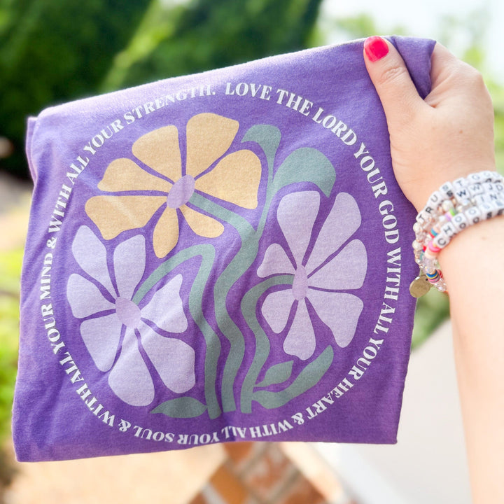 ellyandgrace 3001C Love The Lord Multicolor Unisex Shirt