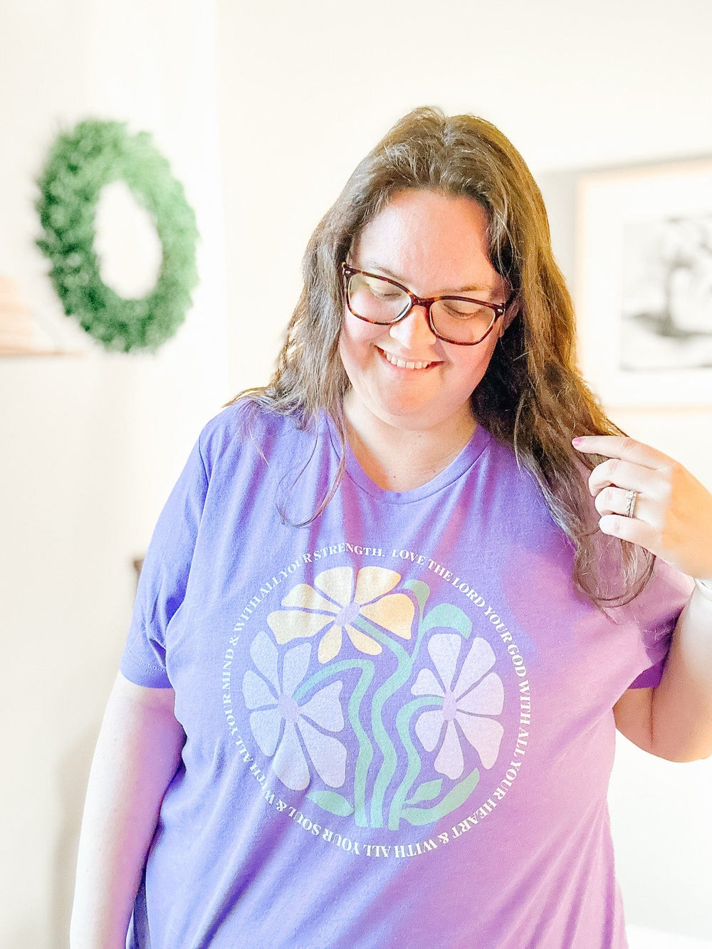 ellyandgrace 3001C Love The Lord Multicolor Unisex Shirt
