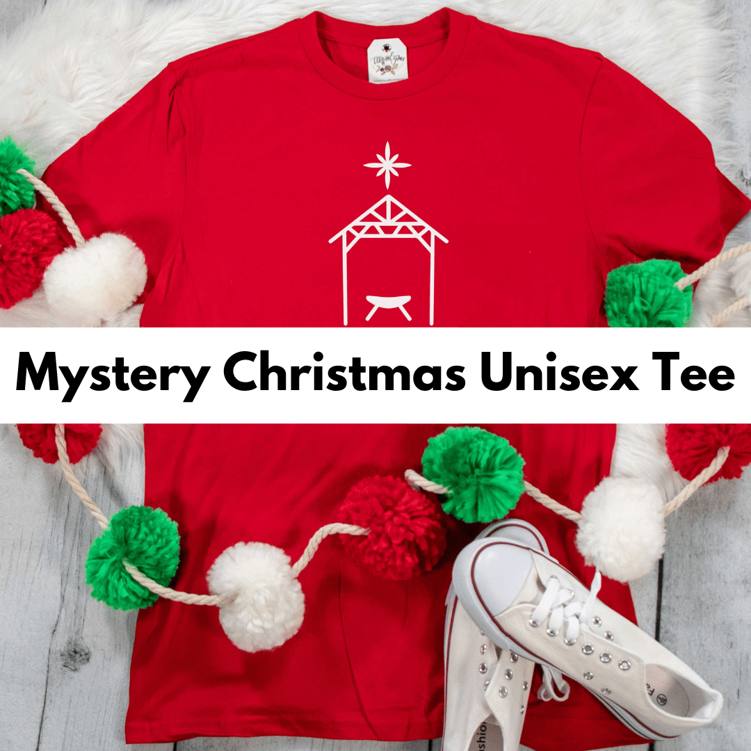 ellyandgrace 3001C Mystery Christmas Unisex Tee