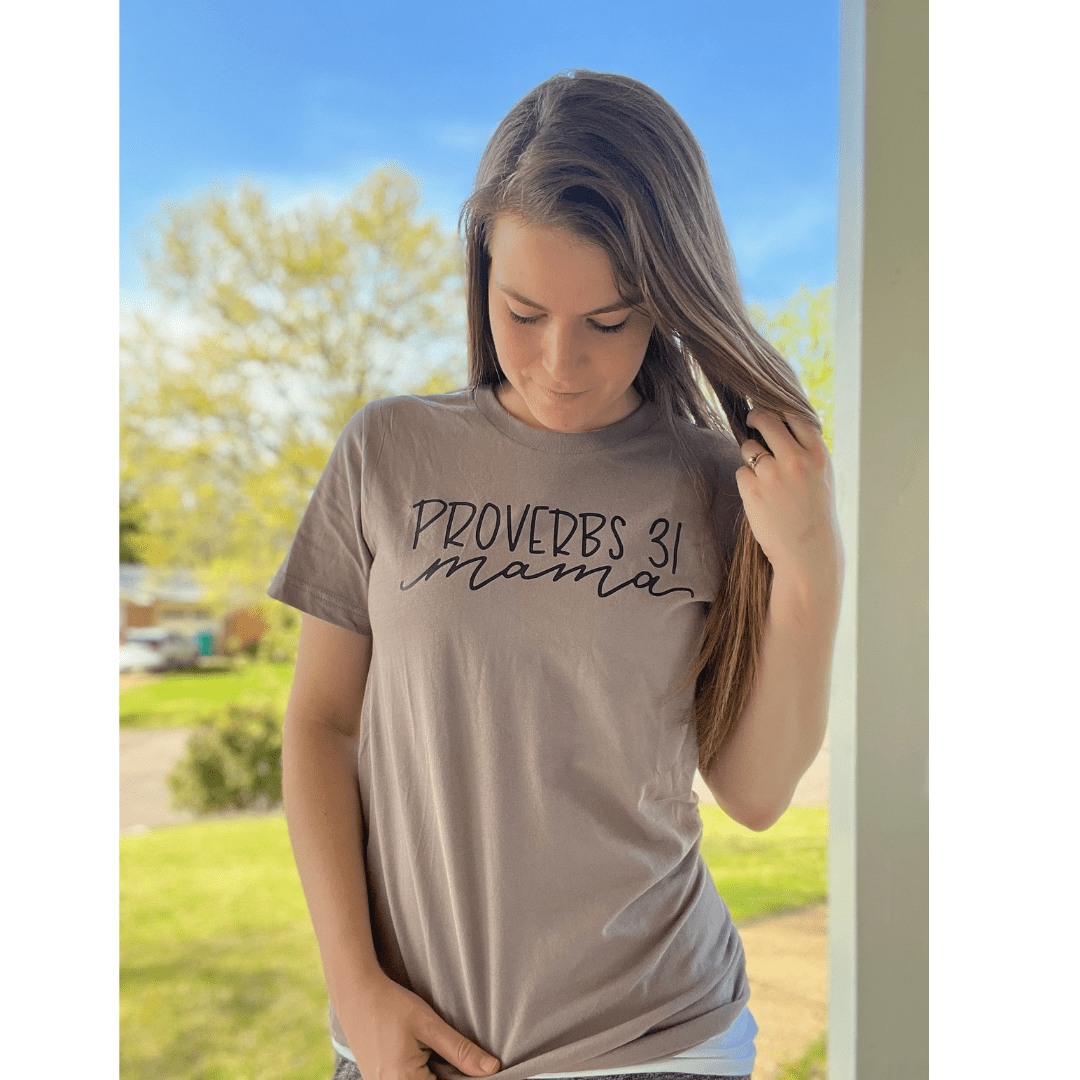 ellyandgrace 3001C Proverbs 31 Mama Unisex Shirt