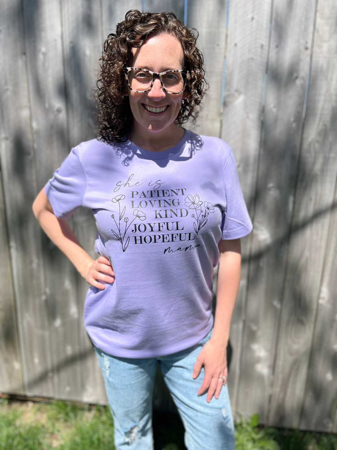 ellyandgrace 3001C She is Mama Unisex Shirt