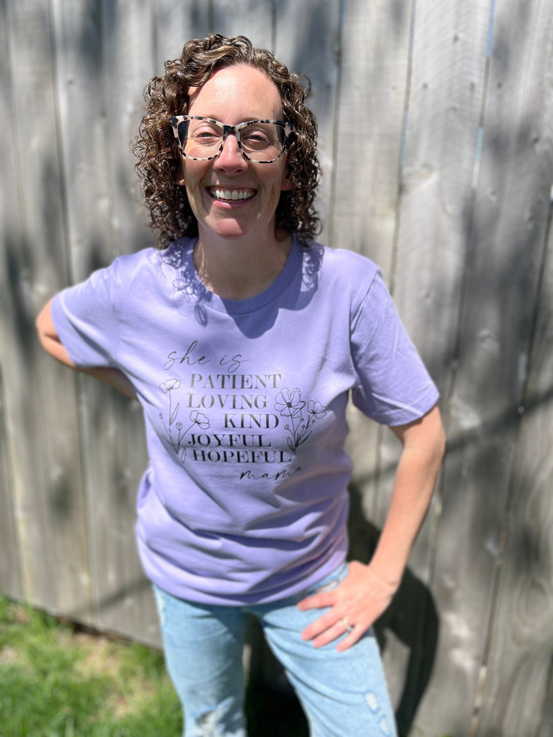 ellyandgrace 3001C She is Mama Unisex Shirt