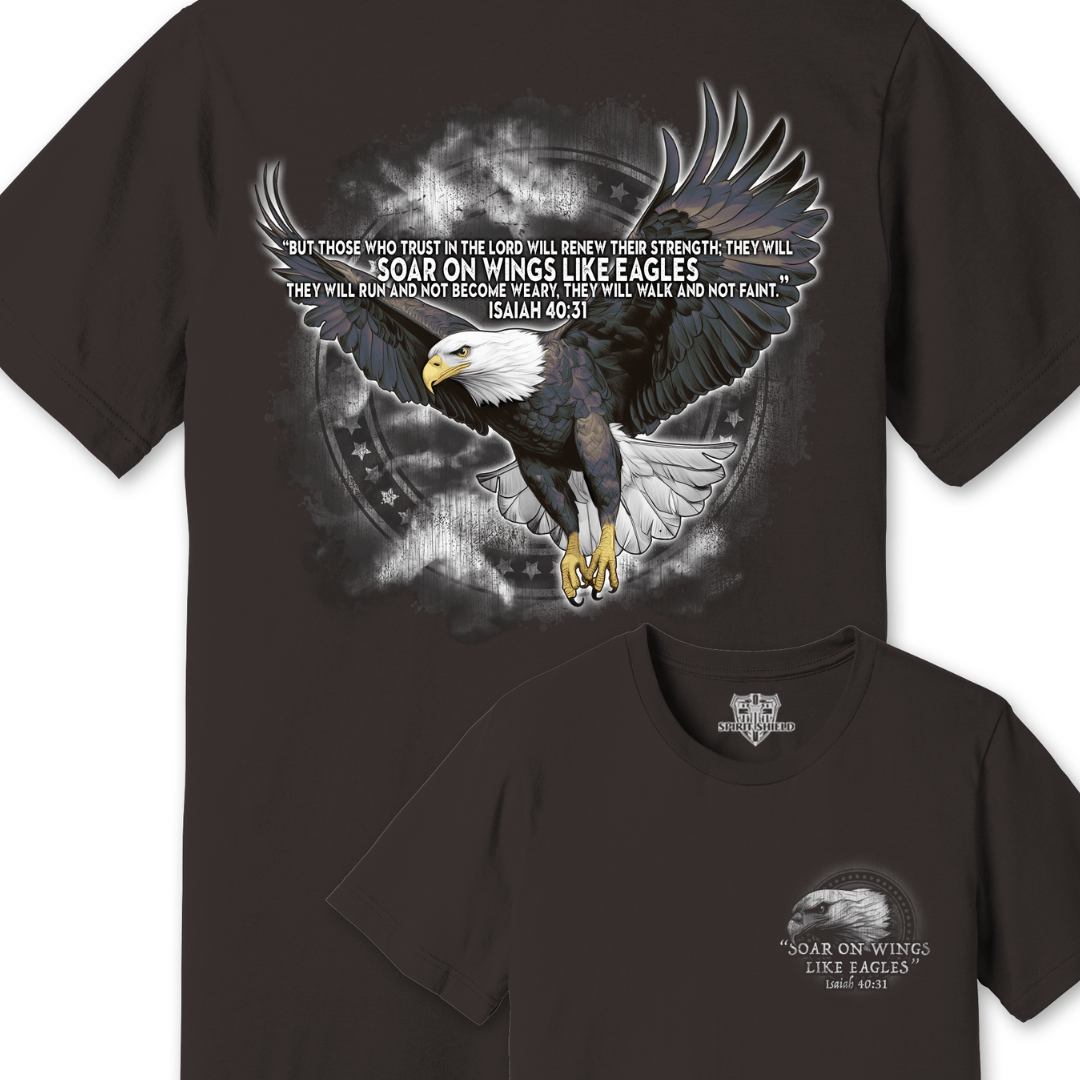ellyandgrace 3001C Soar on Wings Men's Multicolor Unisex Shirt