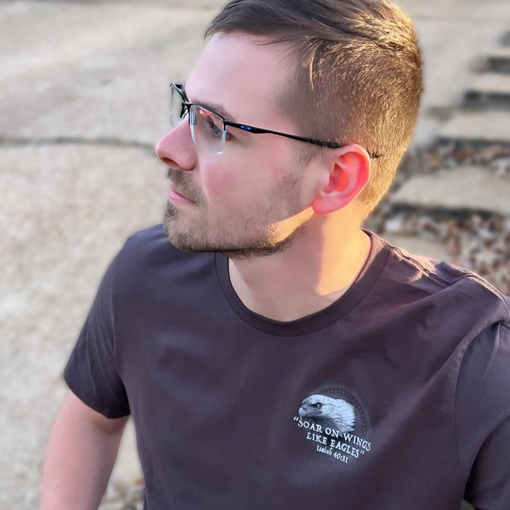 ellyandgrace 3001C Soar on Wings Men's Multicolor Unisex Shirt