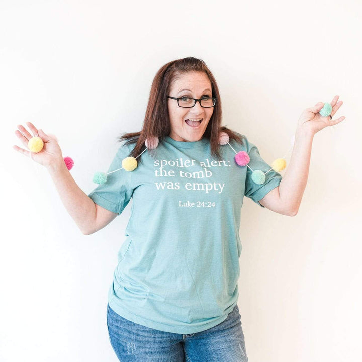 ellyandgrace 3001C Spoiler Alert: The Tomb was Empty® Unisex Shirt