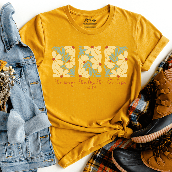 ellyandgrace 3001C The Way The Truth The Life Multicolor Unisex Shirt