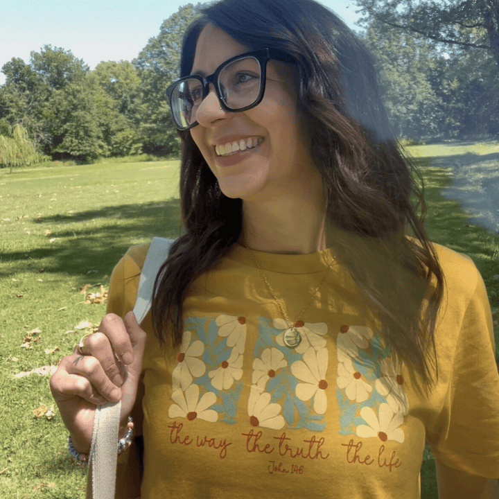 ellyandgrace 3001C The Way The Truth The Life Multicolor Unisex Shirt