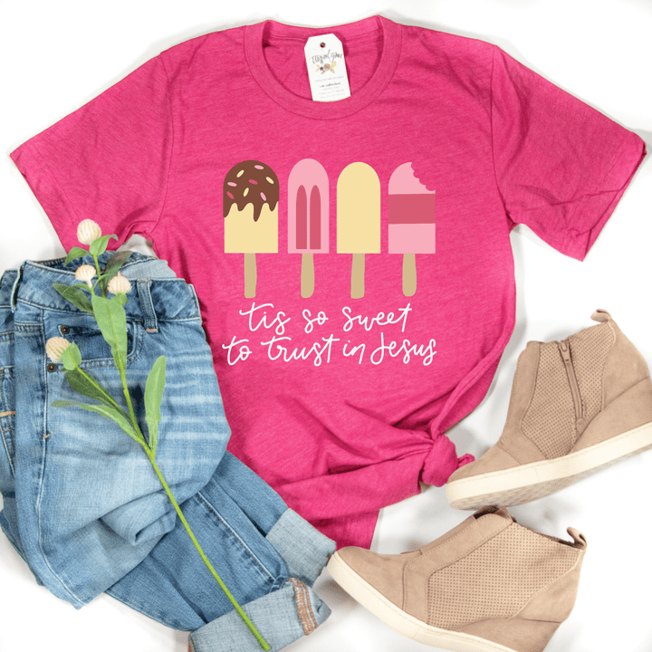 ellyandgrace 3001C Tis So Sweet Popsicles Multicolor Unisex Shirt