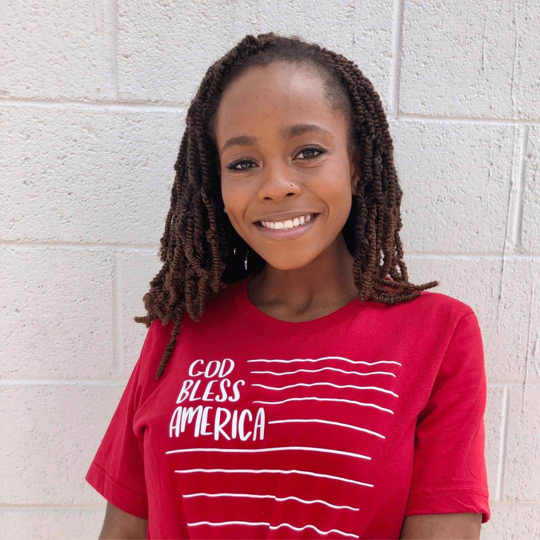 ellyandgrace 3001C Unisex XS / Canvas Red God Bless America Unisex Shirt