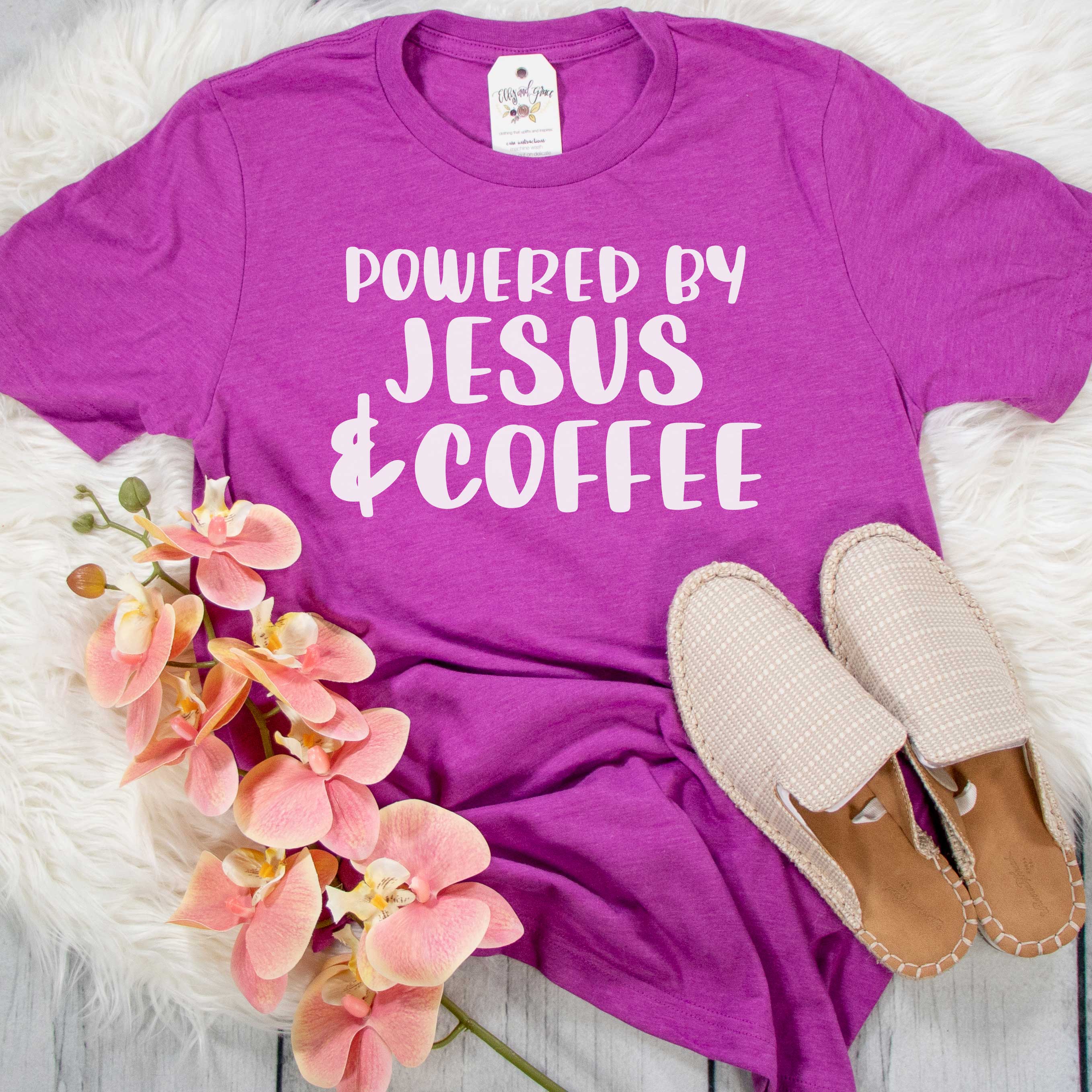 jesus and coffee t shirt