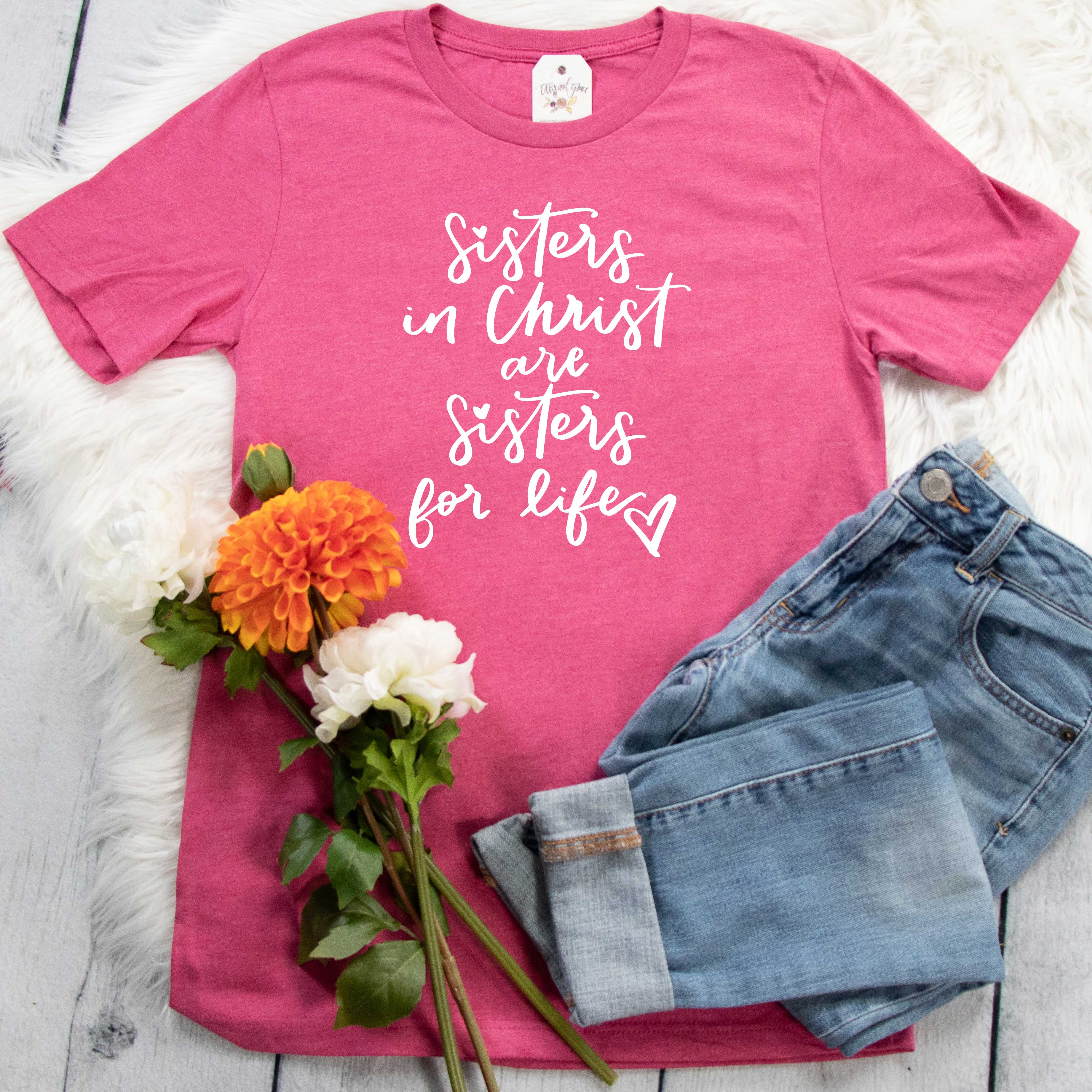 sisters in christ t shirt