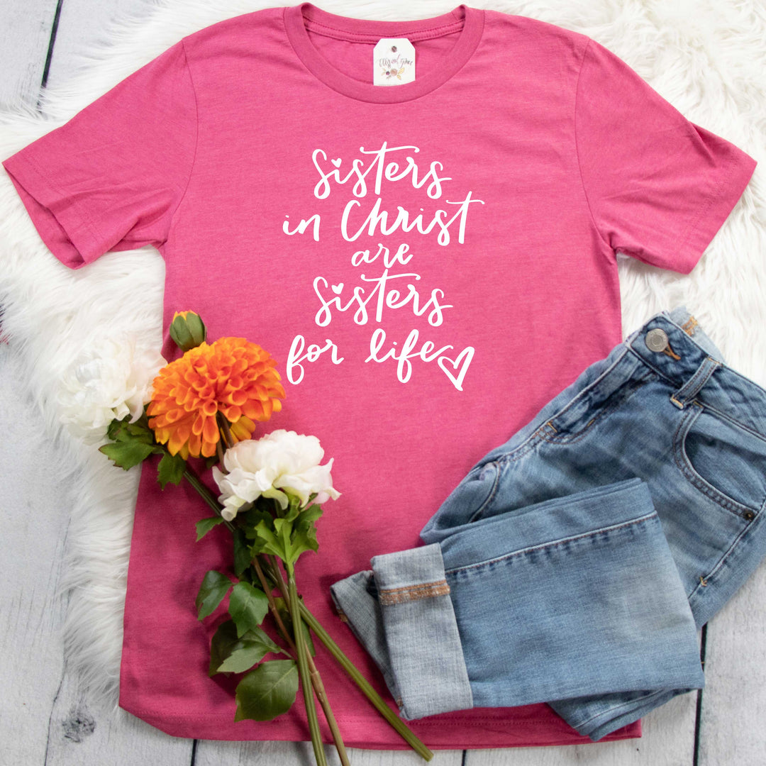 ellyandgrace 3001C Unisex XS / Heather Raspberry Sisters in Christ Unisex Shirt