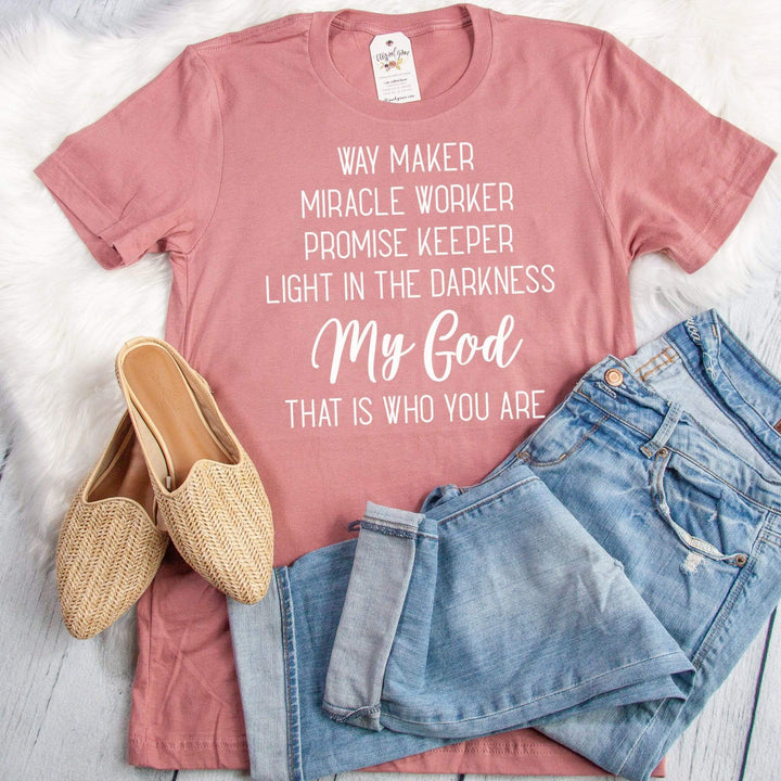 ellyandgrace 3001C Way Maker Unisex Shirt