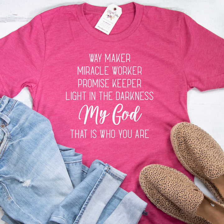 ellyandgrace 3001C Way Maker Unisex Shirt