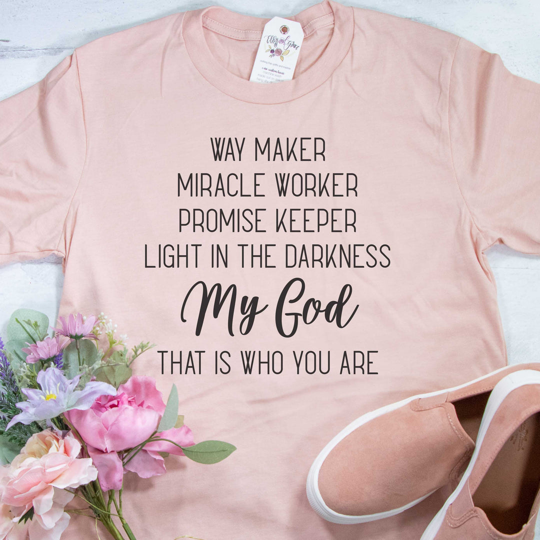 ellyandgrace 3001C Way Maker Unisex Shirt
