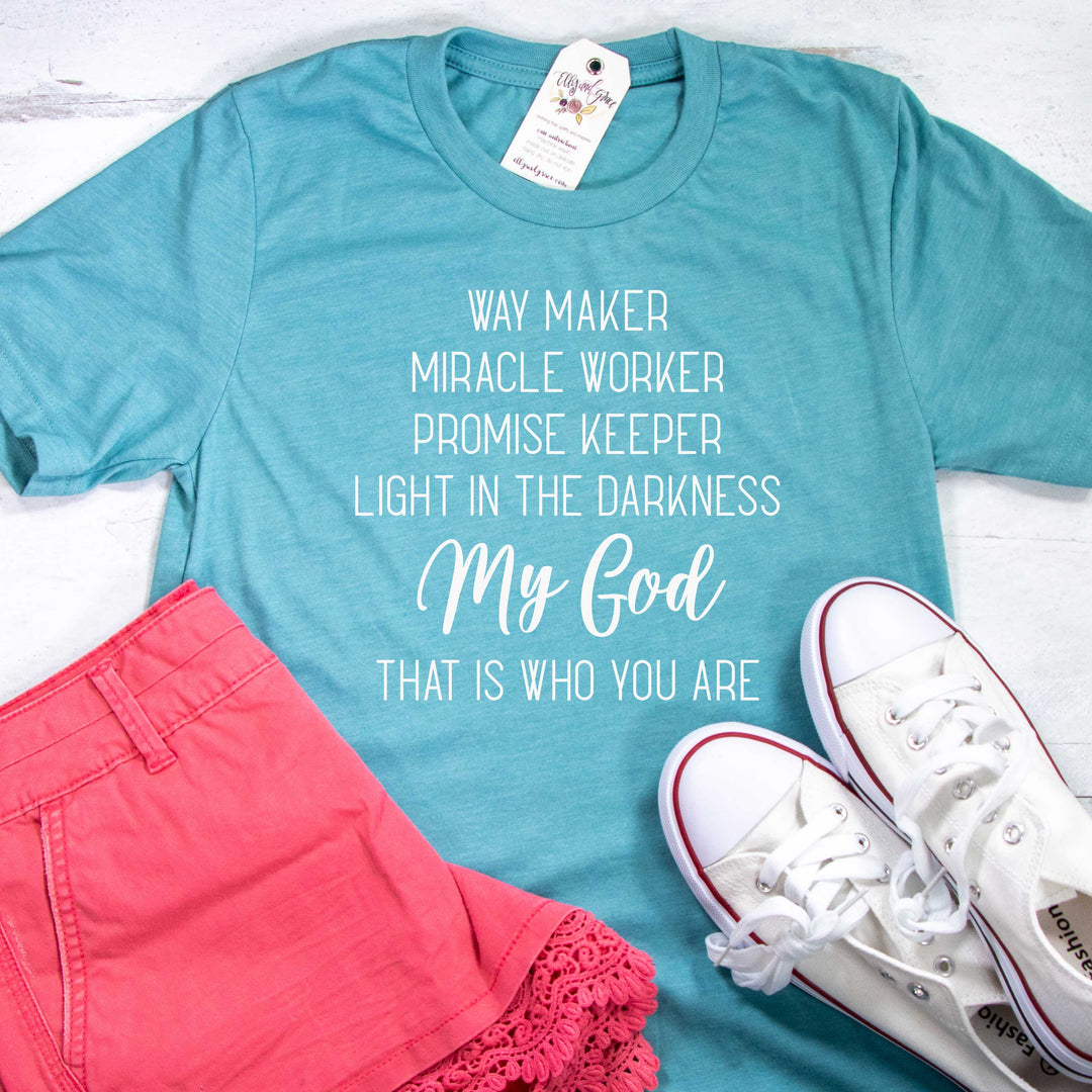 ellyandgrace 3001C Way Maker Unisex Shirt