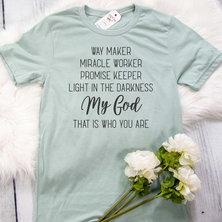 ellyandgrace 3001C Way Maker Unisex Shirt