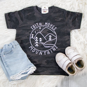 Faith Moves Mountains Toddler Shirt