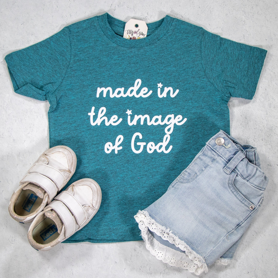 ellyandgrace 3321 2T / Surf Blackout Made In The Image Toddler Shirt