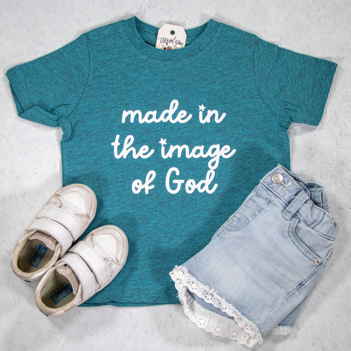 ellyandgrace 3321 2T / Surf Blackout Made In The Image Toddler Shirt