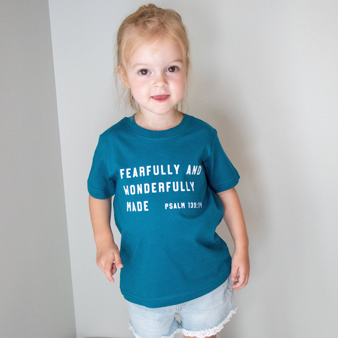 ellyandgrace 3321 Fearfully and Wonderfully Made Toddler Shirt