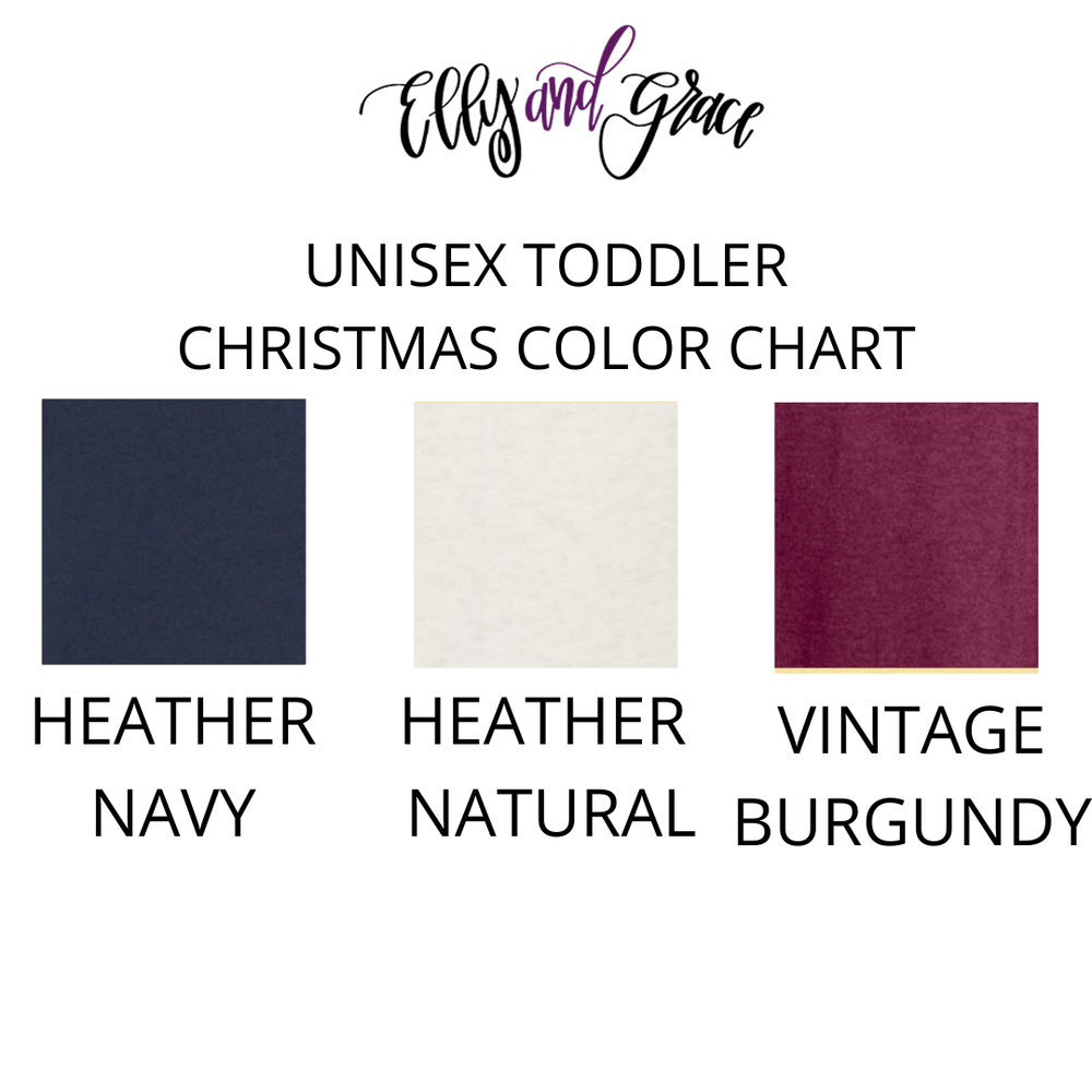 ellyandgrace 3321 Joy Nativity Unisex Toddler Shirt